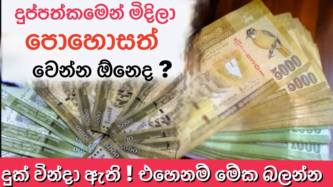 දුප්පත්කමෙන් මිදිලා පොහොසත් වෙන්න ඕනෙද ? Do you want to get out of poverty and become rich? 3/6/2025