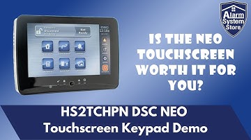 DSC NEO Touchscreen demo - Showcasing the Additional Functionality of the HS2TCHPN Keypads