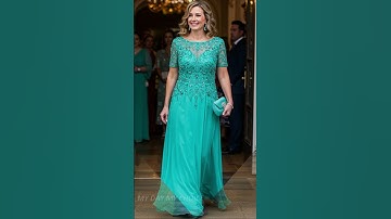 Prachtige moeder van de bruid, chique bruiloftsfeestjurken