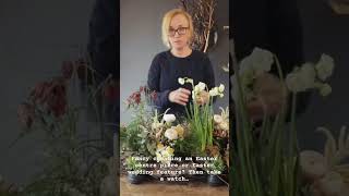 How to create a unique Easter tablescape #handmade #sustainablefloristry