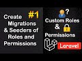 Create Migrations and Seeders for Roles and Permissions | Custom Roles and Permission in Laravel #1