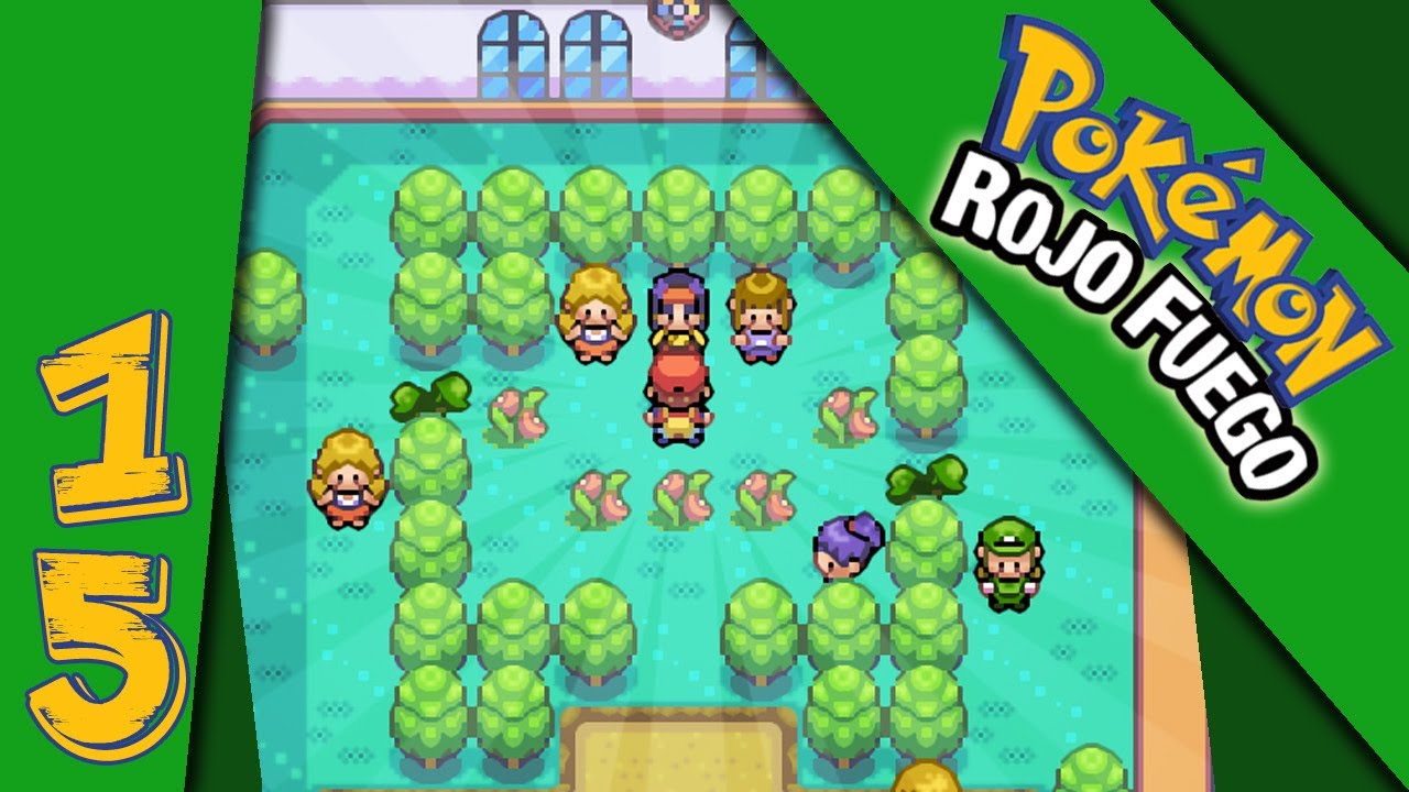 Pokémon Rojo Fuego  #09 - Erika, la lider de gimnasio de tipo planta 🍀 