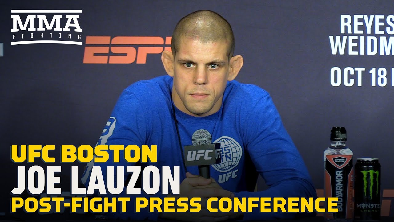 UFC on ESPN 6 Post-Fight Press Conference: Joe Lauzon - MMA Fighting mixed martial arts nantes