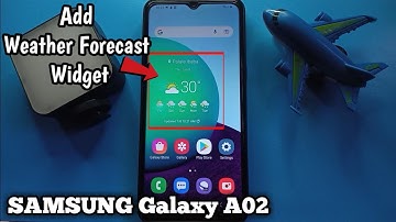 How to Add Weather Forecast Widget in Samsung Galaxy a02