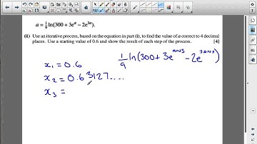 OCR C3 June 2009 q4ii - A2 Maths - Iterative/Numerical Methods