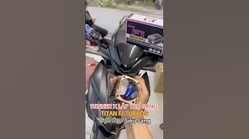WINNER X V4 Lắp Đèn Trợ Sáng Siêu Sáng Titan F1 Turbos #winnerx #lắpđènsiêusáng zalo 0346669686