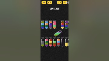 Water Sort Puzzle Level 125 WalkThrough Solution Gameplay | Fazie Gamer