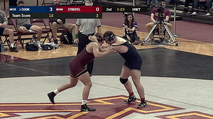 Big Ten Wrestling: Heavyweight - Michigan's Adam C...