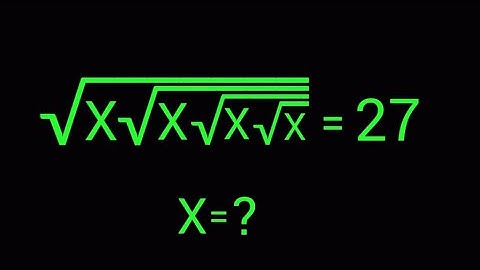 Harvard University Interview Tricks | A Nice Square Root Simplification Problem
