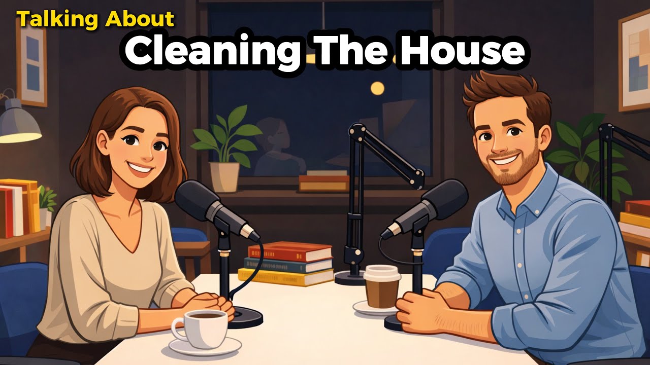How to Talk About Cleaning the House in English | Daily Conversation Practice
