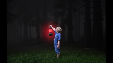 Photoshop Tutorial Photo Manipulation Soft Light Effect | Fantasy Forest