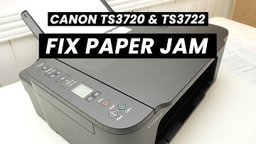 How to Fix a Paper Jam on the Canon Pixma TR3720 / TR3722