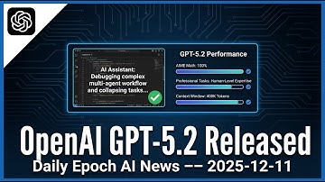 AI News GPT 5.2, Cursor 2.2 Agentic Debugging, Runway GWM-1, and more!