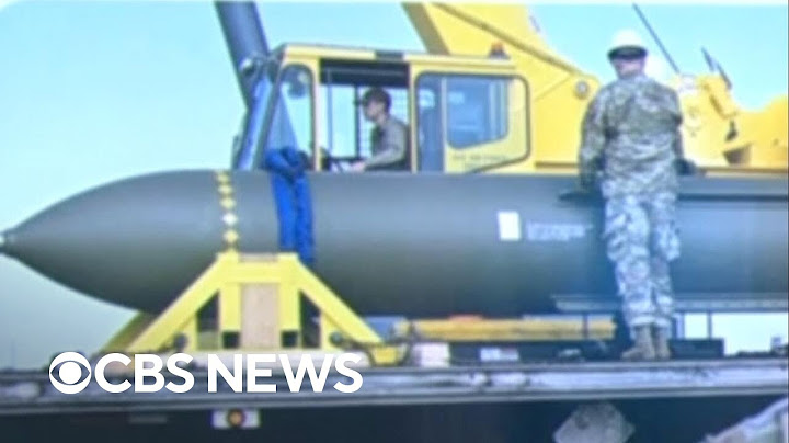 What to know about "bunker buster" bombs Trump could use against Iran