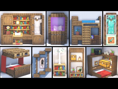 Minecraft: 20 Interior Decorations Ideas and Design! - YouTube