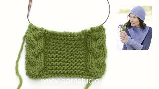 How to knit A.1 and A.2 in DROPS Extra 0-1185