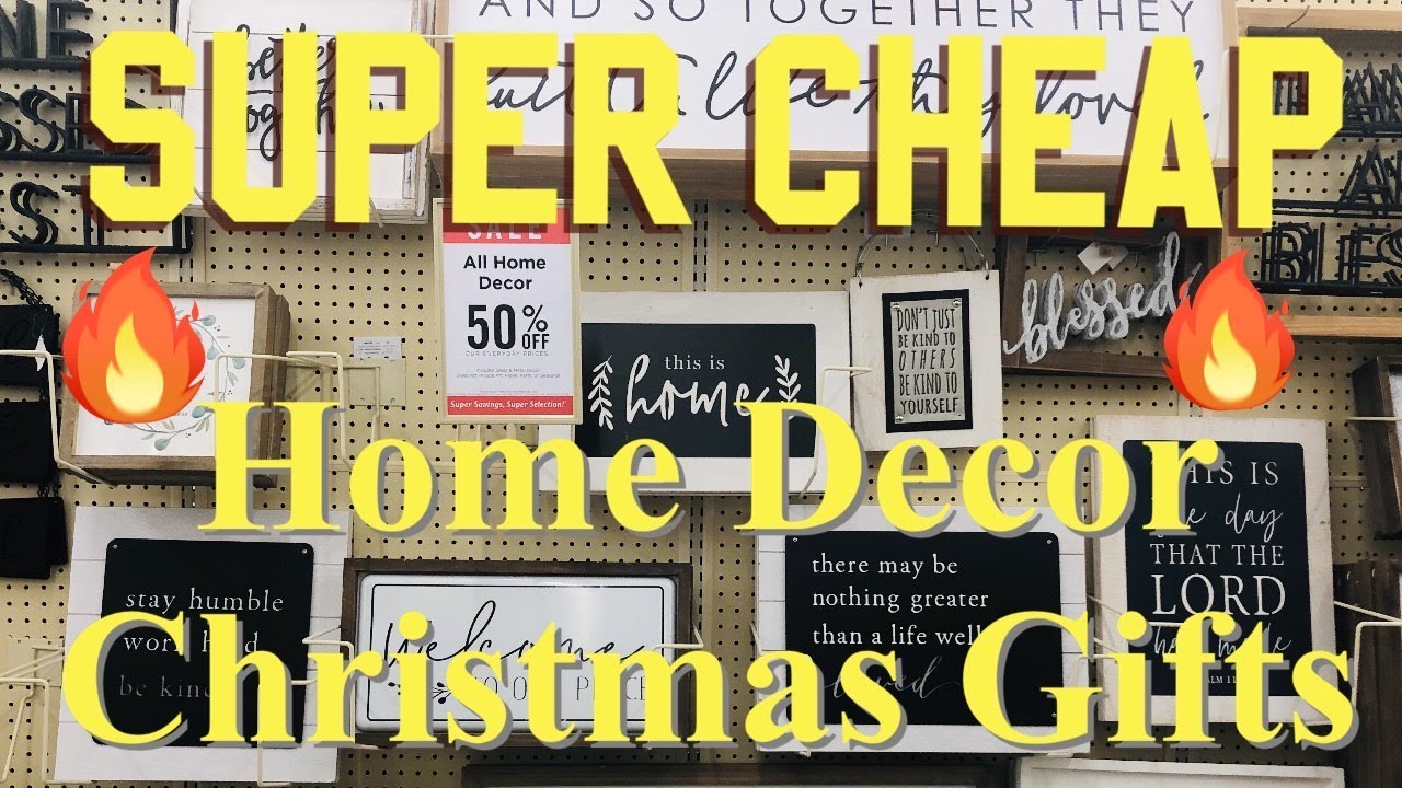 Super Cheap Home Decor Christmas Gifts. 