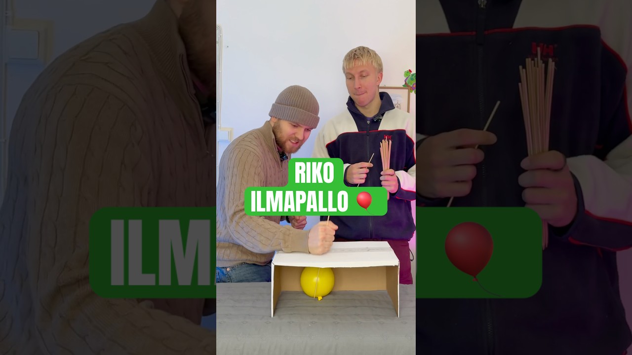 Riko ILMAPALLO JA VOITA 🎈😂