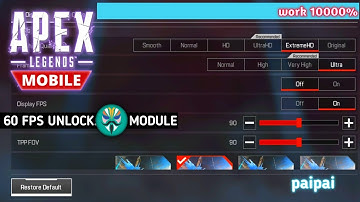APEX LEGENDS MOBILE 🔥 60 FPS UNLOCK MODULE 🔥 WORKING ON ALL DEVICES 🔥 MAGISK MODULE 🔥