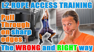 The RIGHT and WRONG way to a rig Retrievable Rigging on SHARP edges - IRATA Rope Access Rigging