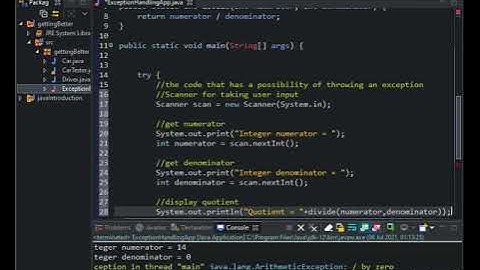 Handling known Exceptions In Java