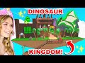 *NEW* HUGE DINOSAUR KINGDOM In Adopt Me! (Roblox)