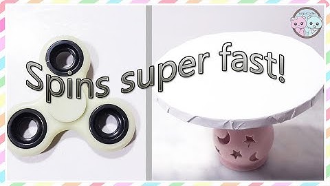 DIY CAKE FIDGET SPINNER Turntable ❤️ Baking Hack, Dessert Cake Craft Ideas