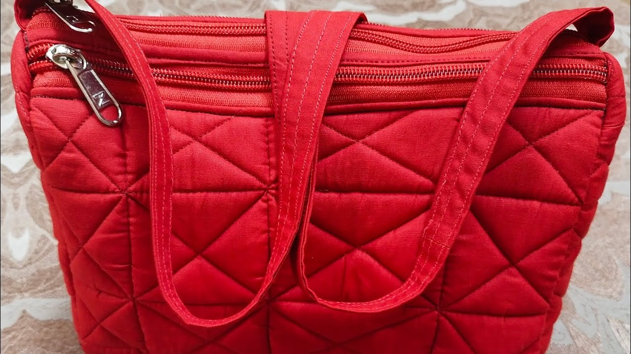 How to Make a Stylish Triple Chain Handbag |घर पर बनाएं Stylish Triple Chain Handbag | DIY Stitching