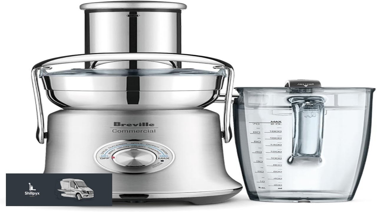 Breville Commercial CJE830BSS1BNA1 Juice Fountain XL Pro Centrifugal Juicer Machine 70 oz