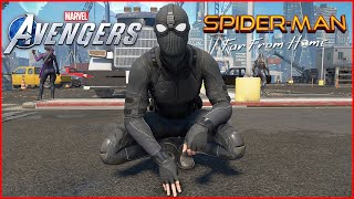 Marvel's Avengers Spider-Man Night Monkey Stealth Suit Gameplay