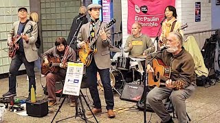 The Meetles! THE BEATLES and More by Eric Paulin Ensemble • NYC 42 St Times Square Subway Station