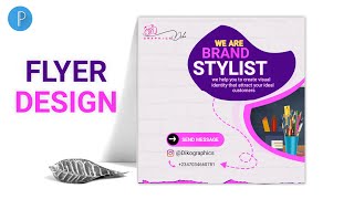 how to make  flyer for your business on your phone using Android pixellab | | pixellab tutorial screenshot 1