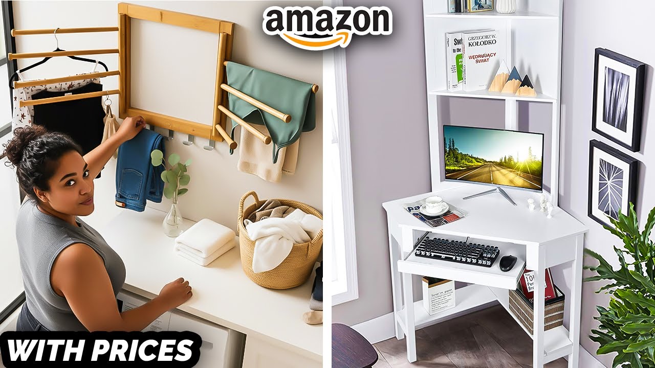 25 New AMAZON FINDS for TINY Apartments | Smart Space Saving Furniture ...