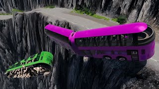 Bus Crashes Compilation #25 BeamNG Drive Satisfying Car Crashes 2024