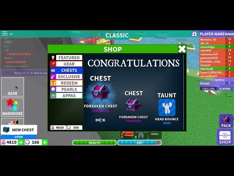 How To Get Free Robuxforsaken Chest In Cursed Islands - robux chest roblox