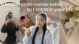 11 habits you NEED in your night routine🌙: how to set yourself up for success & be productive! screenshot 2