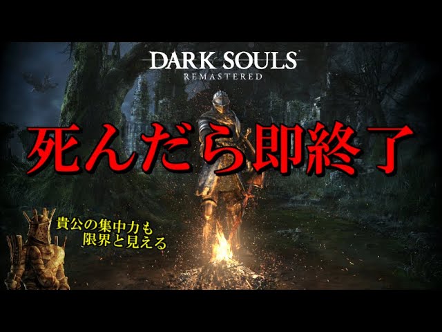 いかなるバグにも屈しない、死んだら即終了のダークソウルリマスタード