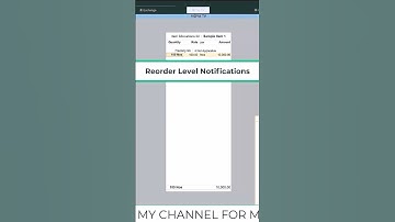 Reorder Notifications #tallyaccount #microsoft #tallyfreetdl #viralvideo