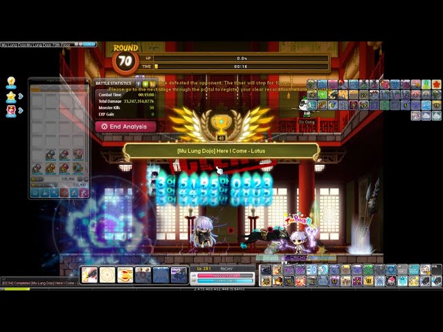 [MapleSEA Draco] Wild Hunter Dojo F70 class=