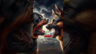 Rottweiler vs German Shepherd 😱 Who Is More Stronger?