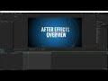 07. Creating a Workspace | After Effects for Beginners Course