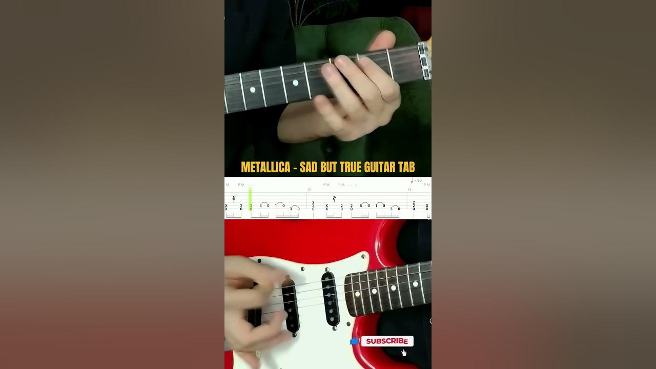 Metallica Sad But True Guitar Tab YouTube