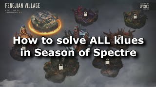 Famous MK1 Invasions - How to solve ALL klues in Season of Spectre Profile
