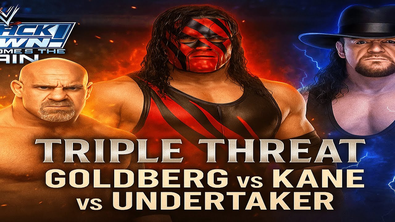 Goldberg vs Kane vs Undertaker | Monster Battle! | WWE HCTP PS2 Gameplay