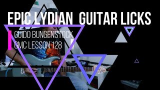 EPIC LYDIAN GUITAR LICKS w Kemper Amp Music Man Luke II amp Elixir Strings