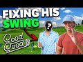I Gave a Good Good Member a Lesson | Big Improvements! | Grant Horvat Golf