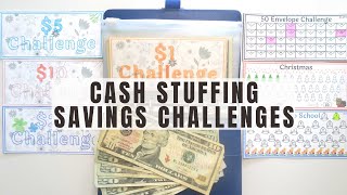STUFFING SAVINGS CHALLENGES | CASH STUFFING | AUGUST WEEK 4