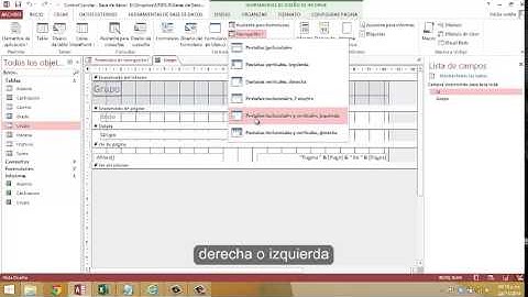 Informes y Formulario de Navegación en Access 2013