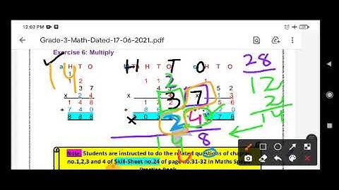 Grade 3 Math Dated 17 06 2021