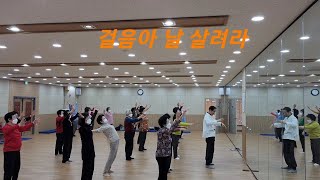 걸음아 날 살려라 #장생보법#용천지압 운동#긍정음악 운동#실버댄스 #건강체조#노인스포츠지도사 레크레션 실기